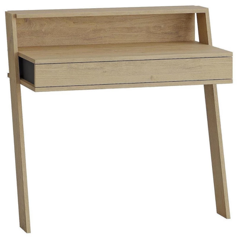 Стол офисный MLAND COWORK WORKING TABLE - OAK-ANTHRACITE, ЛДСП, Дуб, Антрацит