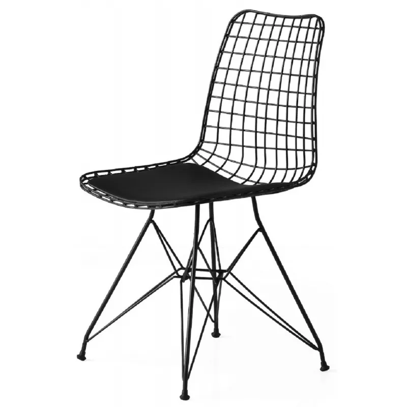 Стул NECOLINE TIVOLI, Ткань, Черный