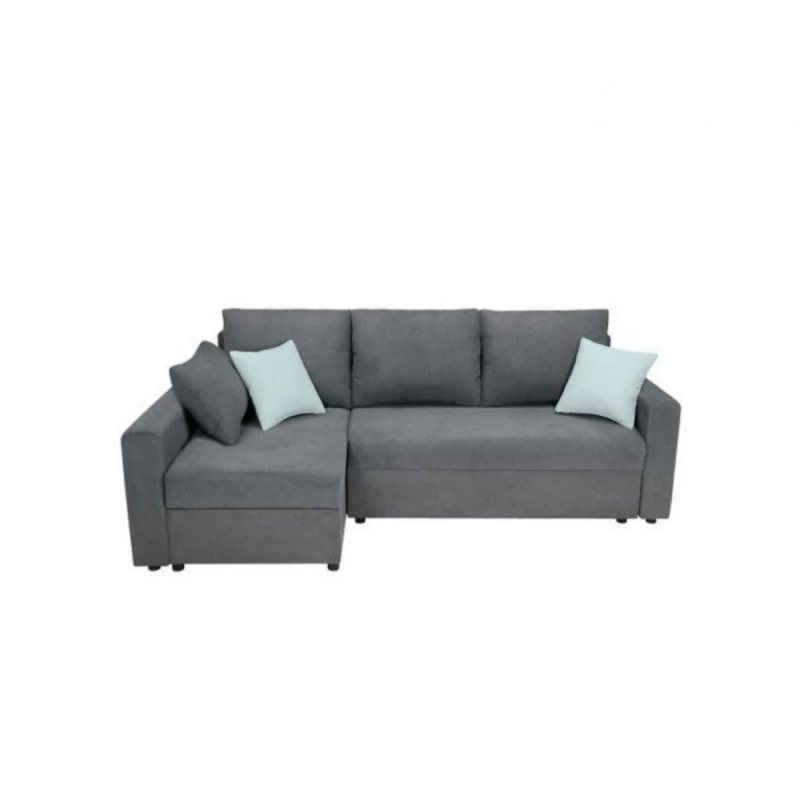 Canapea de colt MLAND PRZEMEK IV FANCY 20 RAIN 30 SORO 93 240X138X89, 120KG, Gri