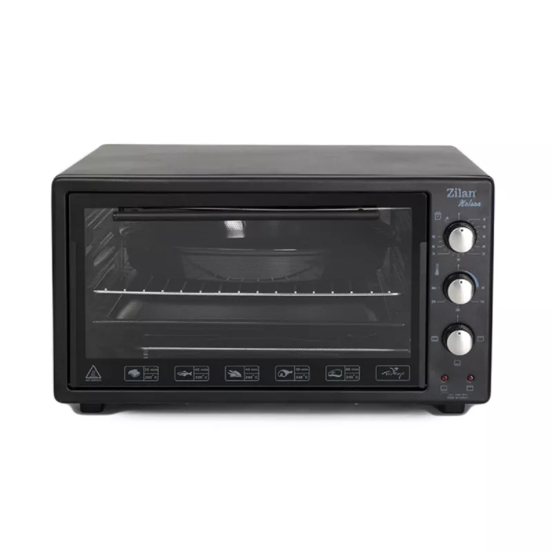 Cuptor electric Zilan ZLN3130 Helson Black, 45 l, 1700 W, Timer, Negru