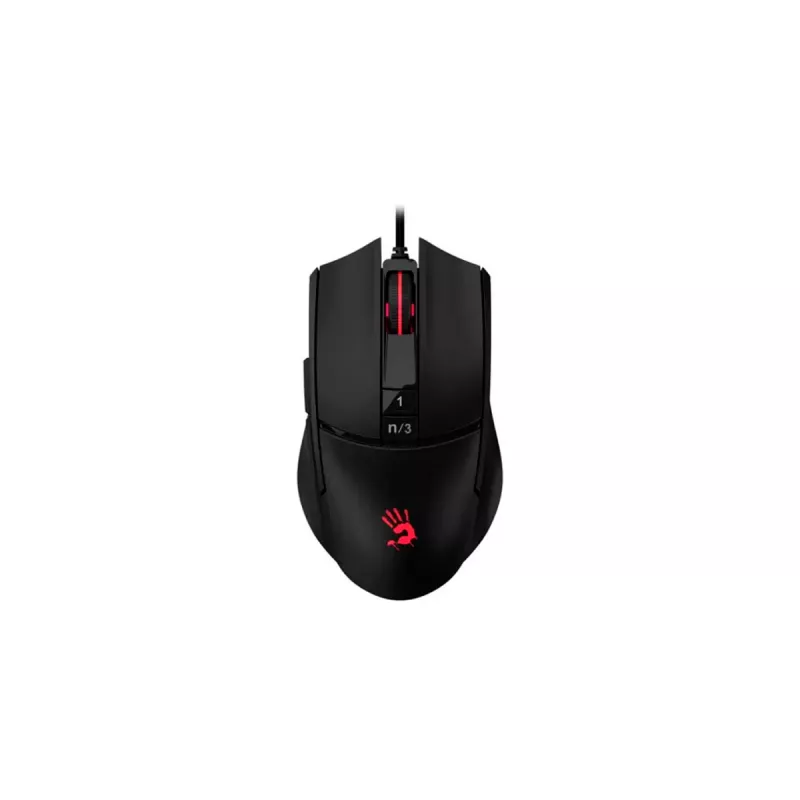 Gaming Mouse Bloody L65 MAX, 100-12000 DPI, 7 BUTTONS, RGB, 250 IPS, 35G, RGB, USB, BLACK