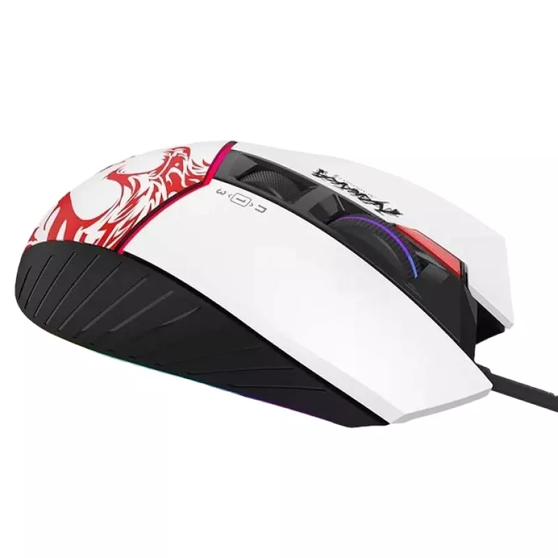 Gaming Mouse Bloody W95 MAX, 100-12000DPI, 10 BUTTONS, 35G, 250IPS, EXTRA FIRE WHEEL, RGB,USB, NAVY