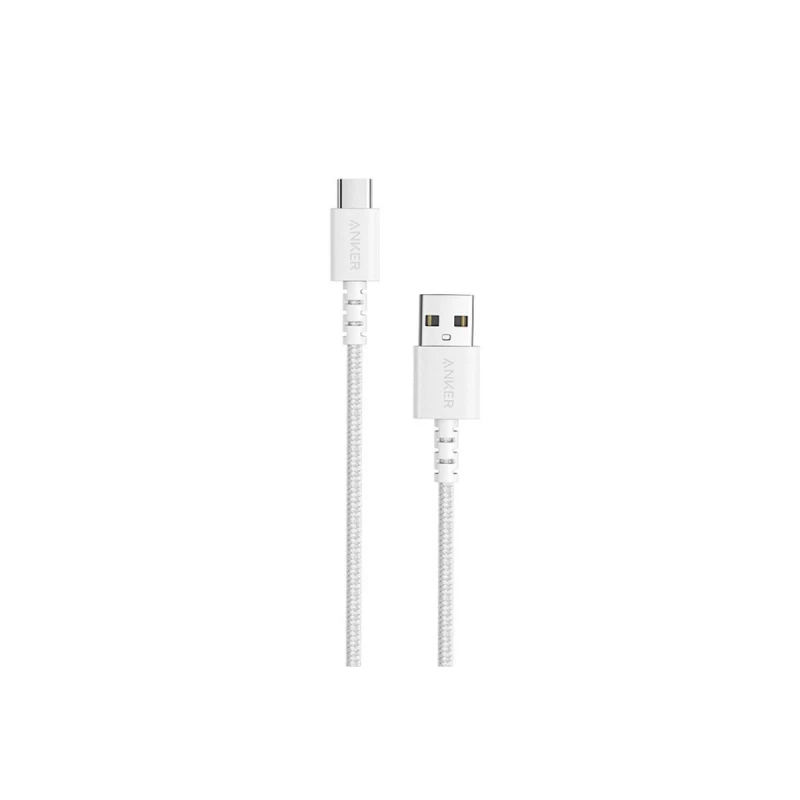 Кабель USB Anker Type-A to Type-C - 0.91 m - Anker PowerLine Select+ USB-A USB-C, 0.91 m, Fast Charge max. 15W (3A / 5V), 30.000-bend lifespan, white