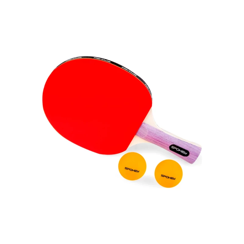 Racheta pentru tenis de masa Spokey SMASH SET (81812), Rosu, Negru