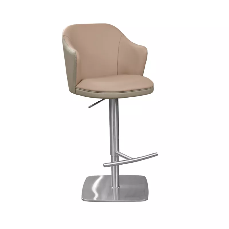 Барный стул DP BOSS~C118A-55 Dark Grey+Grey, Серый