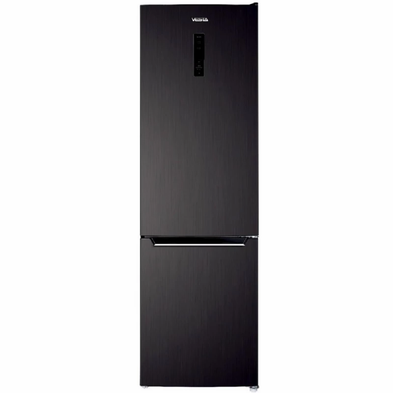 Холодильник VESTA RF-B200STNF/DX, 342 л, Нержавеющая сталь, A++