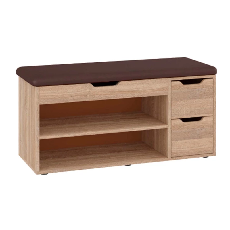 Тумба для обуви PEHOTIN «Б-7» Дуб сонома/коричневый