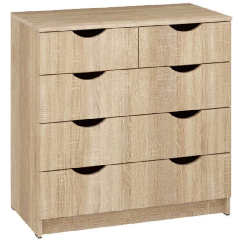 Комод PEHOTIN «К-3+2 ЭКО», Дуб Сонома, 80 x 43 x 80