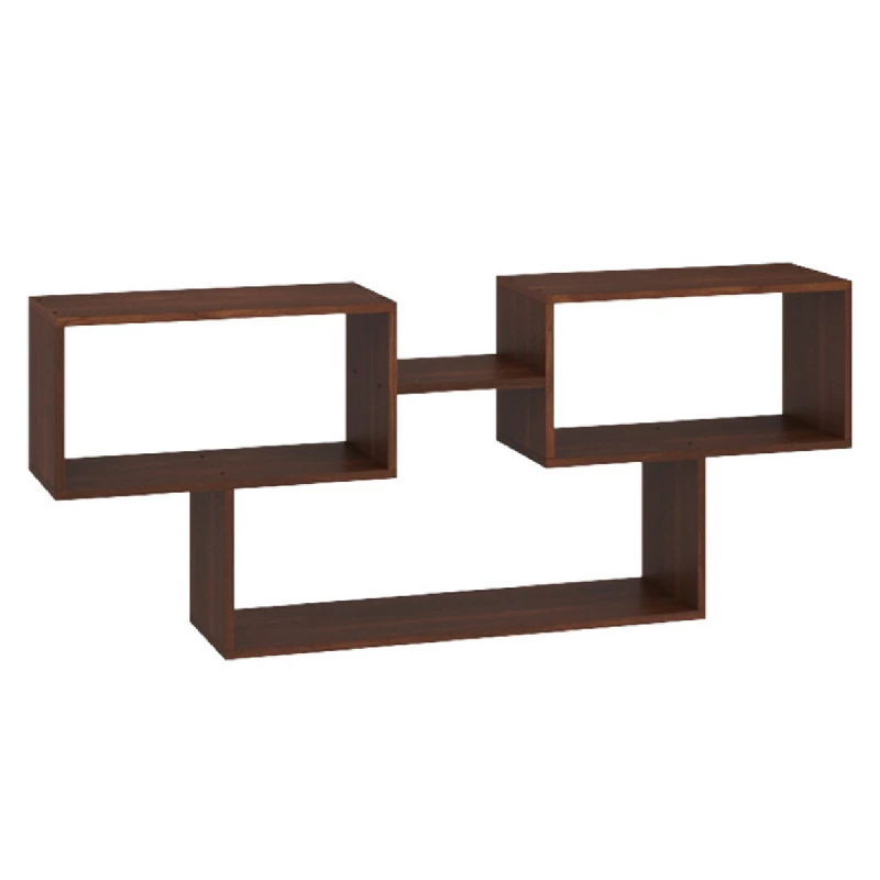 Стеллаж PEHOTIN «Полка-4», ДСП, Орех, 134.6 x 24.8 x 25