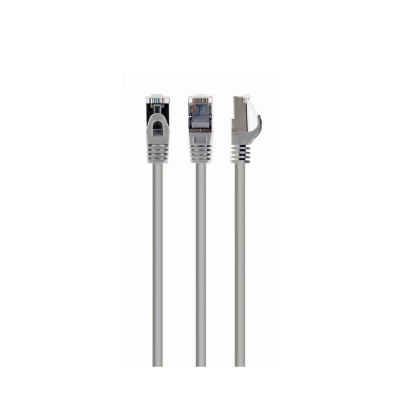 Патчкорд Cablexpert Patch Cord Cat.6A 2m, Grey, PP6A-LSZHCU-2M, Low Smoke Zero Halogen (LSZH)
