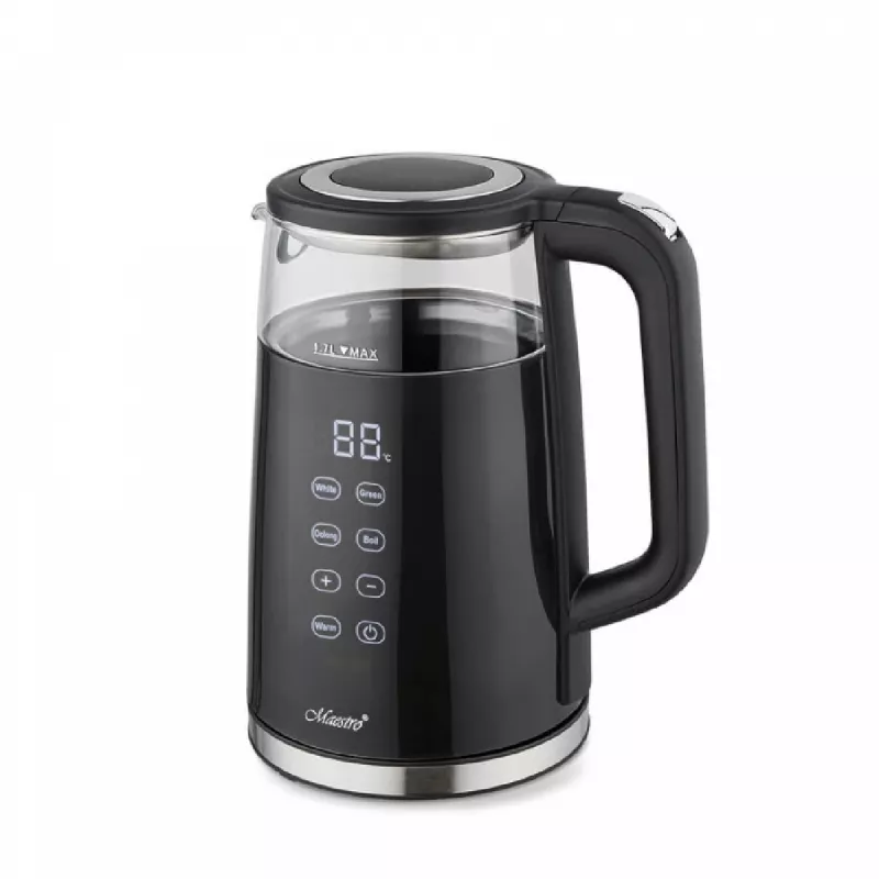 Ceainic electric Maestro MR -049 NEW DIGITAL, 1.7 l, 2200 W, Negru