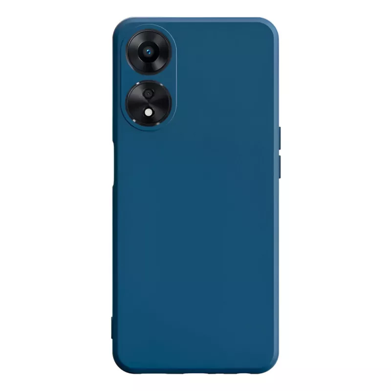 Чехол HELMET Case Liquid Silicone Oppo A17, Blue