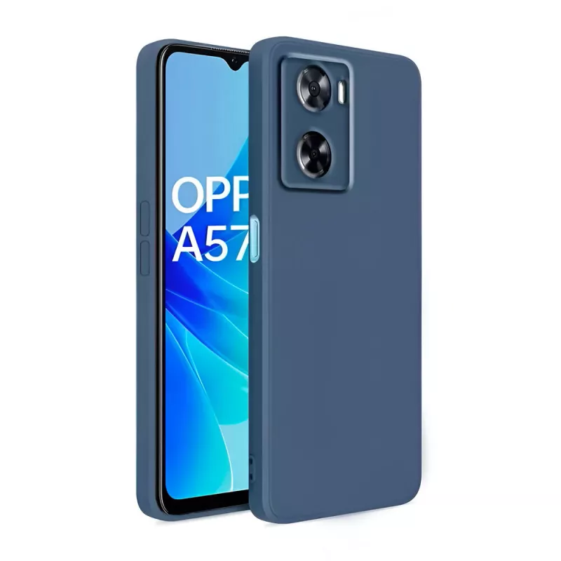 Husa HELMET CASE LIQUID SILICONE OPPO A57S, BLUE