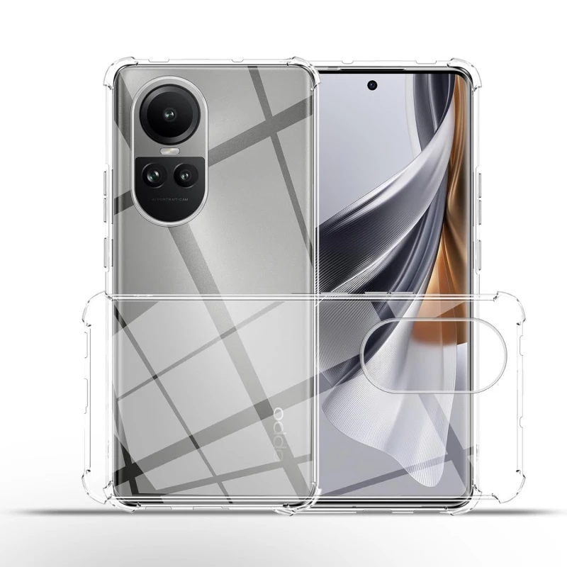 Чехол HELMET Case TPU Oppo Reno 10, Clear