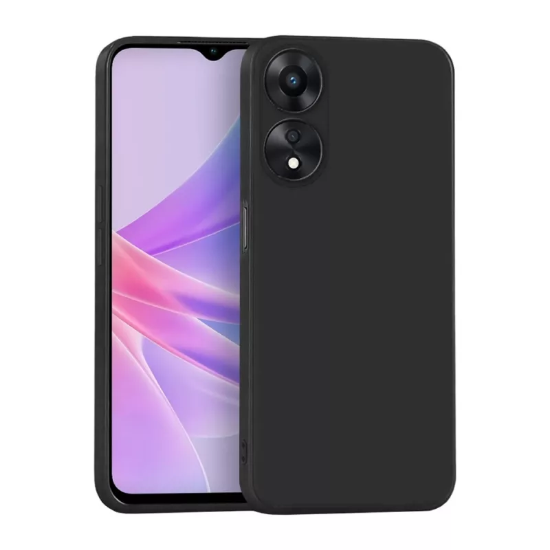 Husa HELMET CASE LIQUID SILICONE OPPO A78 4G, BLACK