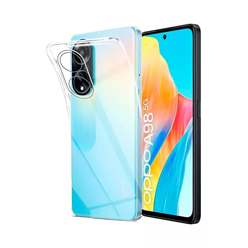 Чехол HELMET Case TPU Soft Oppo A98, Clear