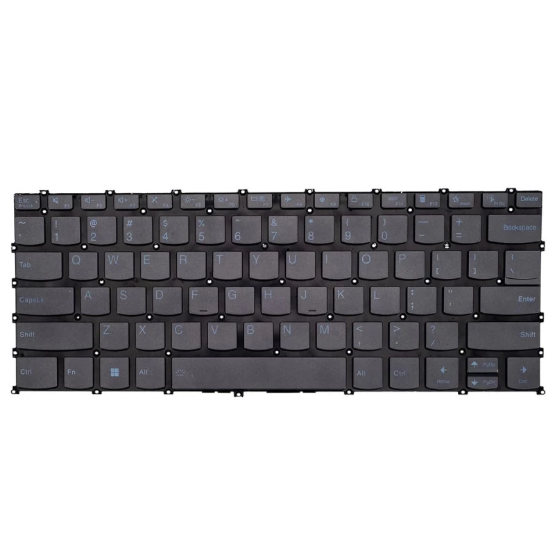 Клавиатура OEM Lenovo IdeaPad / Flex 5-14 series w/Backlit  w/o frame ENG/RU Gray Original