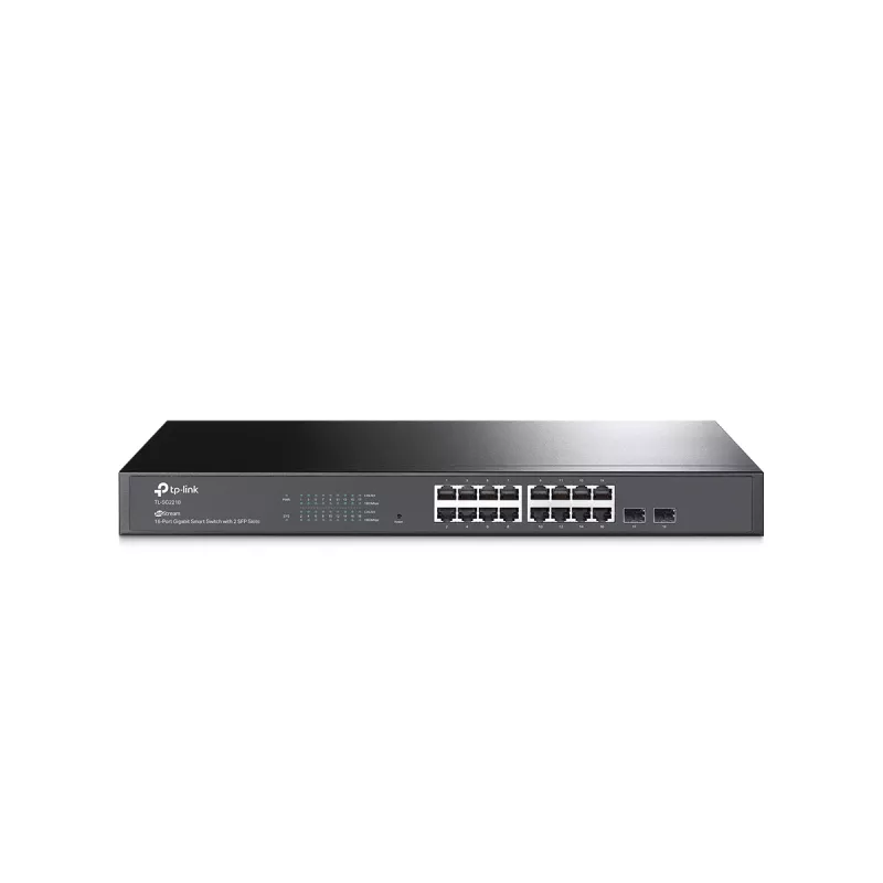 Comutator de retea TP-LINK 16-PORT GIGABIT SMART POE+ SWITCH  "TL-SG2218P", 2XSFP 1GBIT, BUDGET 150W