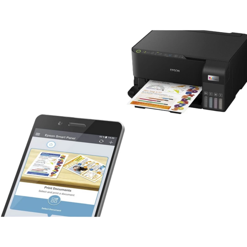 МФУ струйное EPSON ECOTANK L3550ALL-IN-ONE FUNCTIONS: PRINT, SCAN, COPY