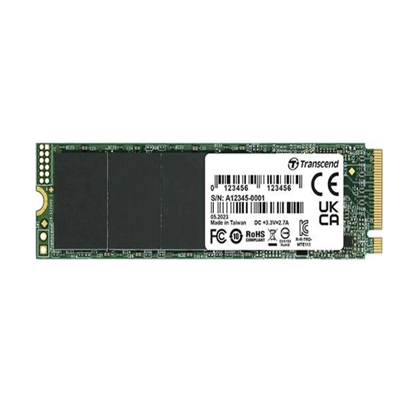 SSD TRANSCEND .M.2 NVME SSD 500GB 115S [PCIE 3.0 X4, R/W:3200/2000MB/S, 250/170K IOPS, 200TBW,3DTLC]
