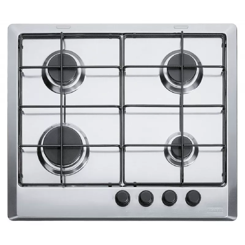 Plita incorporabila cu gaz FRANKE Smart FHMR 604 4G XS E (106.0049.038), 4 arzatoare, Inox