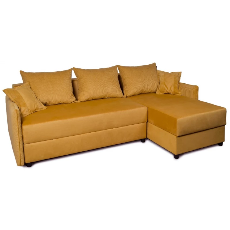 Угловой диван Mobilier
 "Victoria-5" Ontario32+Manila32, Оранжевый, 235x155x73