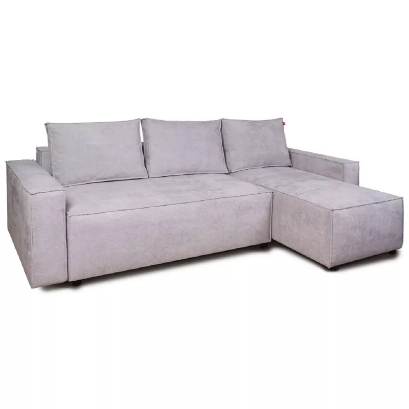 Canapea de colt Mobilier
 "VICTORIA NEO" RINALDI 15, Gri deschis, 255x160x75