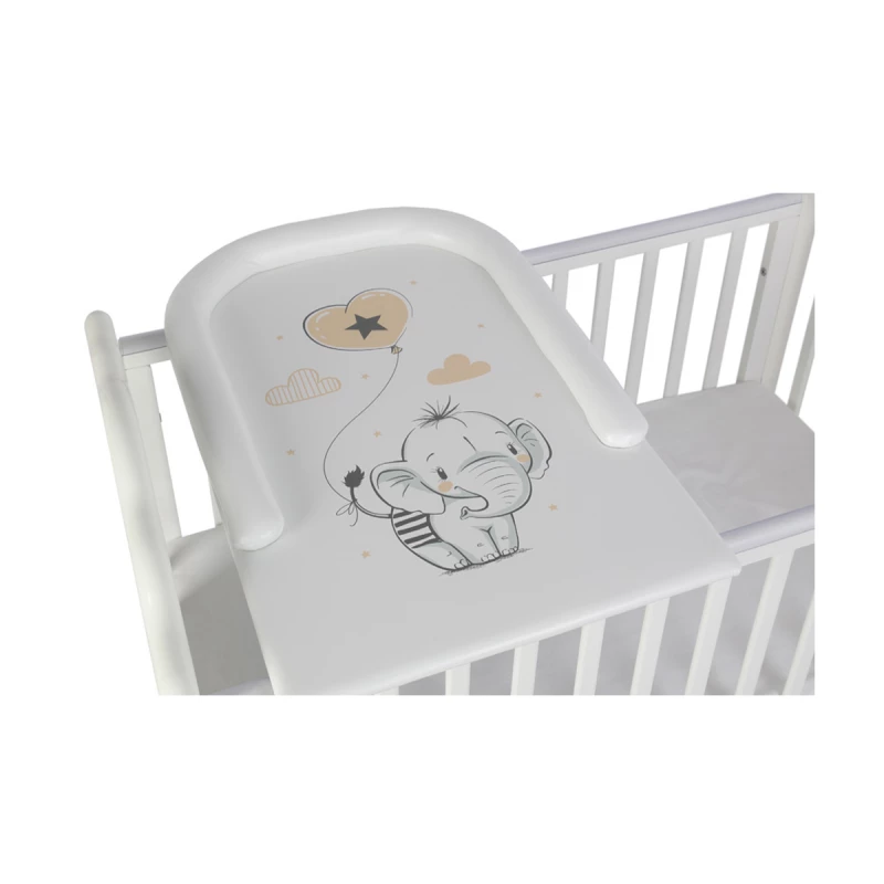 Masa de infasat Polini kids ELEPHANT CU LATERALE, PENTRU PATUTURI