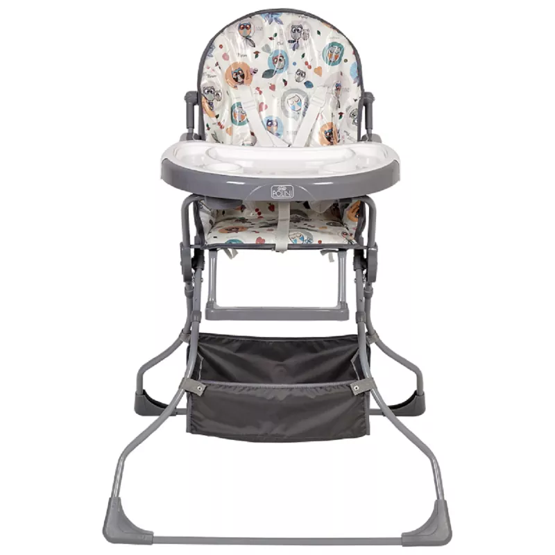 Scaun de masa Polini kids 252 BUFNITA, PVC, Gri