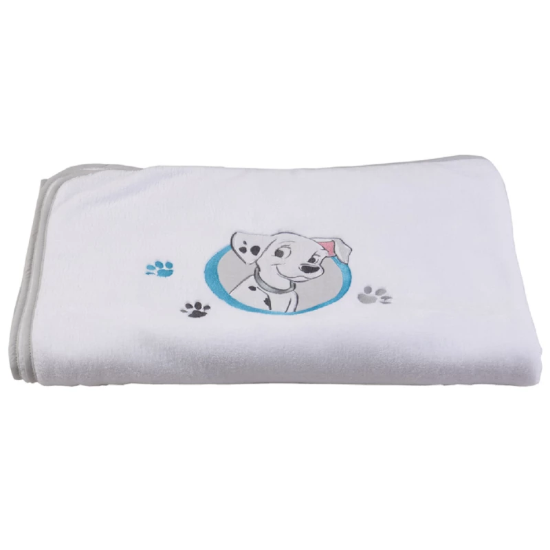 Постельное белье (комплект) Polini kids 101 Dalmatinet, Велсофт, Белый