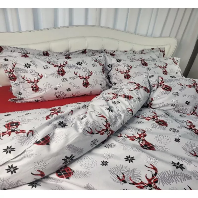 Lenjerie de pat LiLiMax

 NEW YEARS CERBI, 1 persoana, Ranforce, Gri