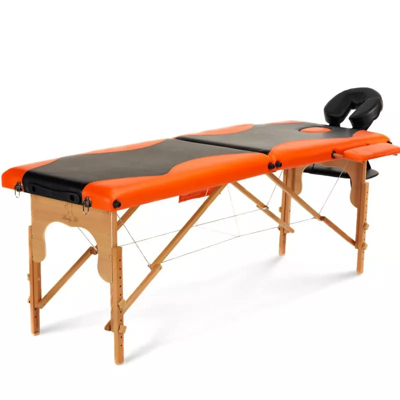 Masa de masaj BodyFit 1041, Negru, Orange
