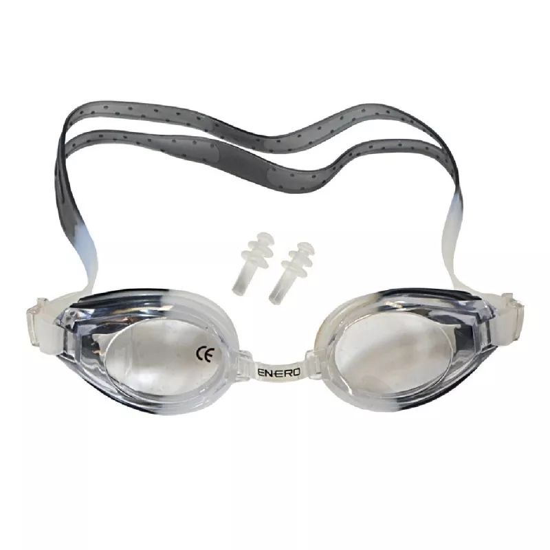 Очки для плавания Goggles Enero, 16+, Чёрный, Белый