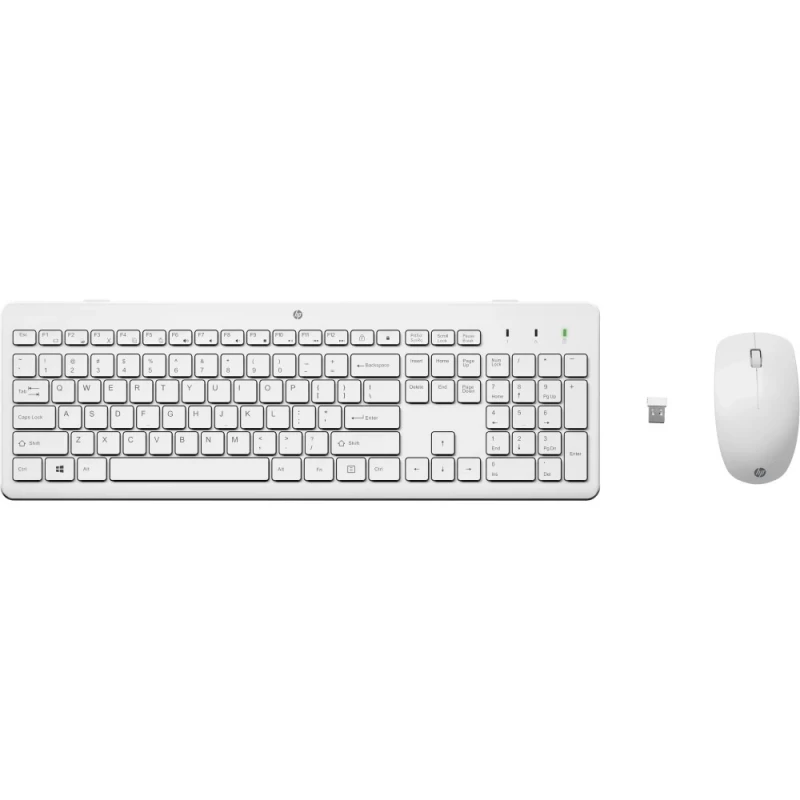 Kit (keyboard+mouse) HP HP 230 WL Mouse+KB Combo White (En/Rus)