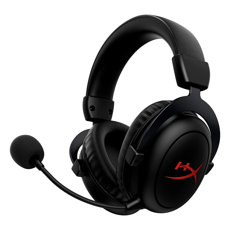Gaming Casti HyperX WIRELESS CLOUD II CORE WIRELESS, BLACK, Microphone: detachable, Frequency response: 10Hz–21kHz, Battery life up to 80h, USB 2.4GHz Wireless Connection, DTS Headphone:X Spatial Audio, Driver: Dynamic / 53mm with neodymium magnets, Onbo