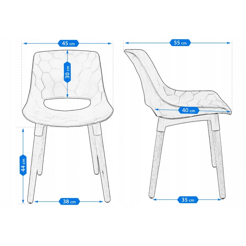 Стул Jumi JUMI DAVIS, Bluemarin