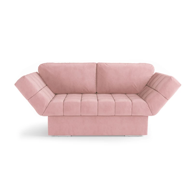 Canapea Askona LILY SKY VELVET 01, Roz, 185x88x85