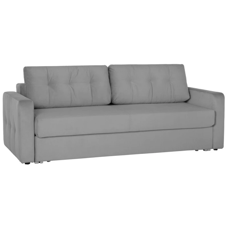 Canapea Askona LUCKY M SKY VELVET 08, Gri, 235x115x96