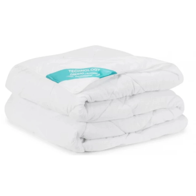 Plapuma Askona STRESS FREE, Fibra de poliester, Eucalipt, 180 g/m2, Alb, 140x205