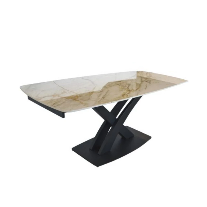 Masa extensibila DP ASIA BLACK GOLD A-4529, 180x98+50+50x76