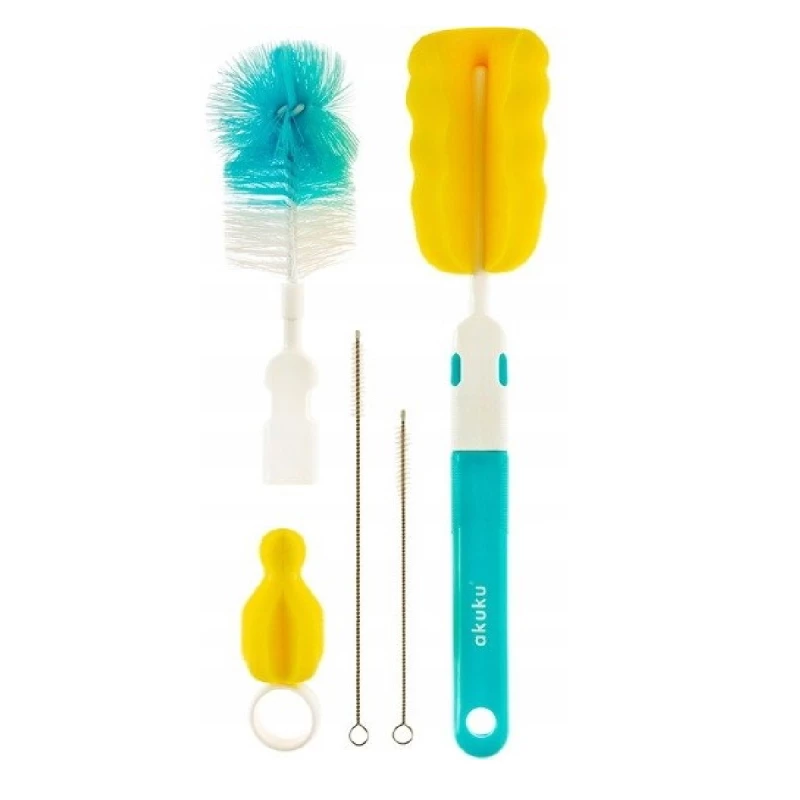 Set perie pentru curatire sticlute Akuku A0410