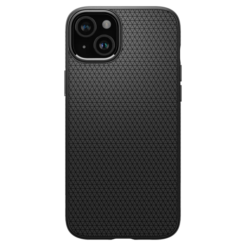 Husa Spigen IPHONE 15 PLUS, LIQUID AIR, MATTE BLACK