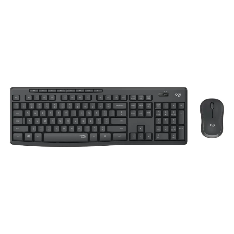 Комплект (клавиатура+мышь) LOGITECH MK295, Silent - GRAPHITE - US INT'L - 2.4GHZ - INTNL