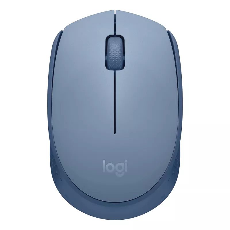 Mouse wireless LOGITECH M171 BLUE GREY, OPTICAL MOUSE FOR NOTEBOOKS, NANO RECEIVER, BLUE GREY, RETAIL