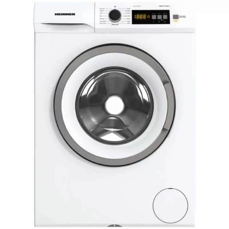 Стиральная машина Heinner HWMVT1710KD++, Полноразмерная, 7 кг, Белый, D
