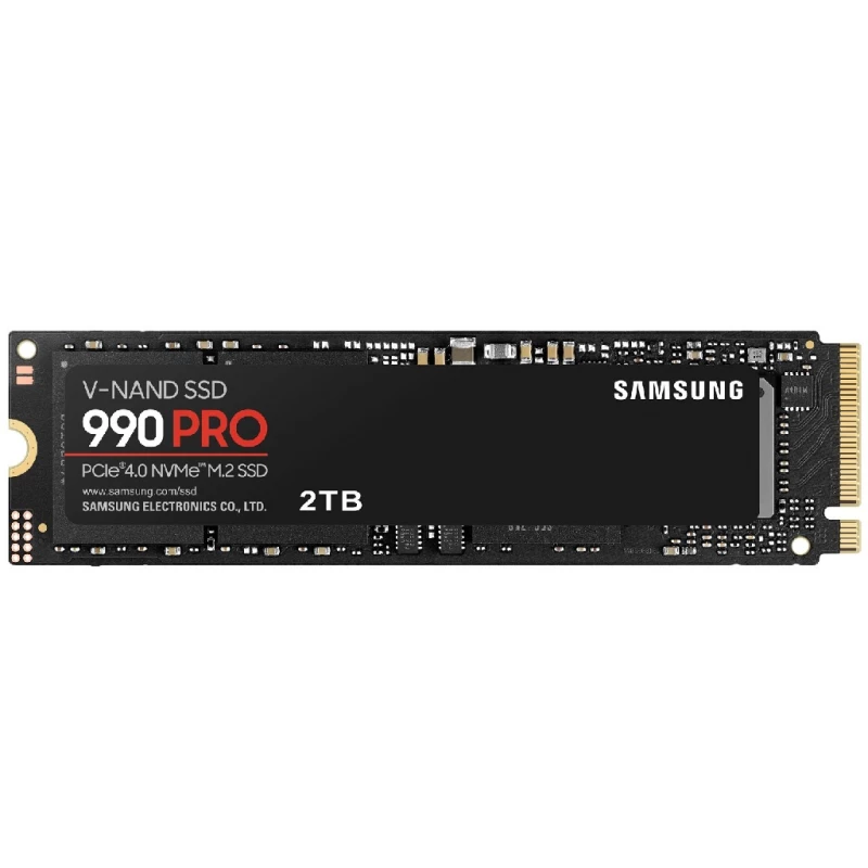 SSD Samsung 990 PRO MZ-V9P2T0BW, 2TB SSD PCIe 4.0 x4 NVMe 2.0 M.2 Type 2280, Read 7450MB/s, Write 6900MB/s