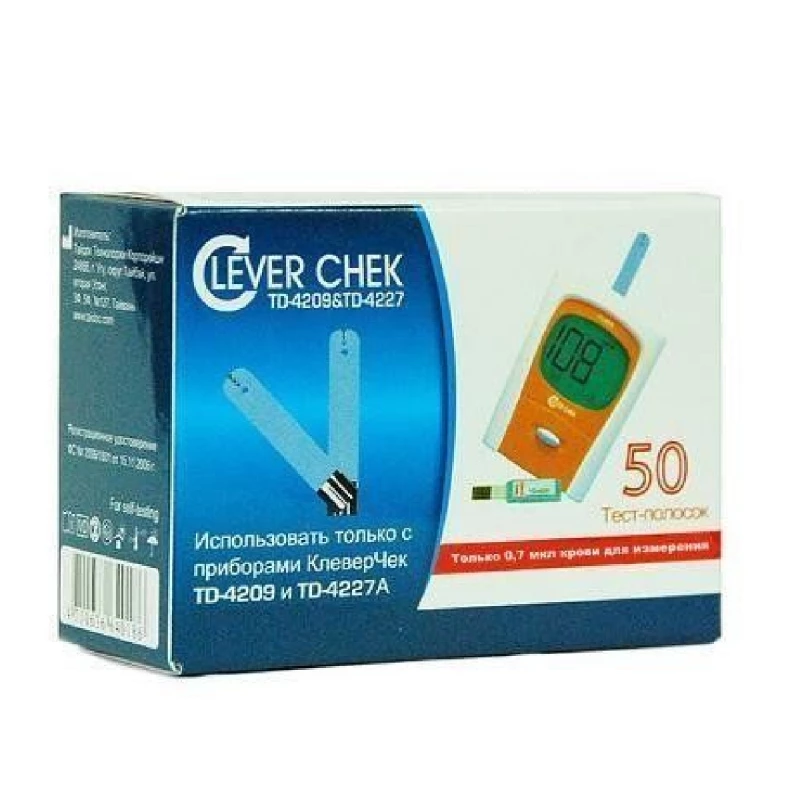 Glucometru Tehnomed TESTE CLEVER CHEK (50BUC)