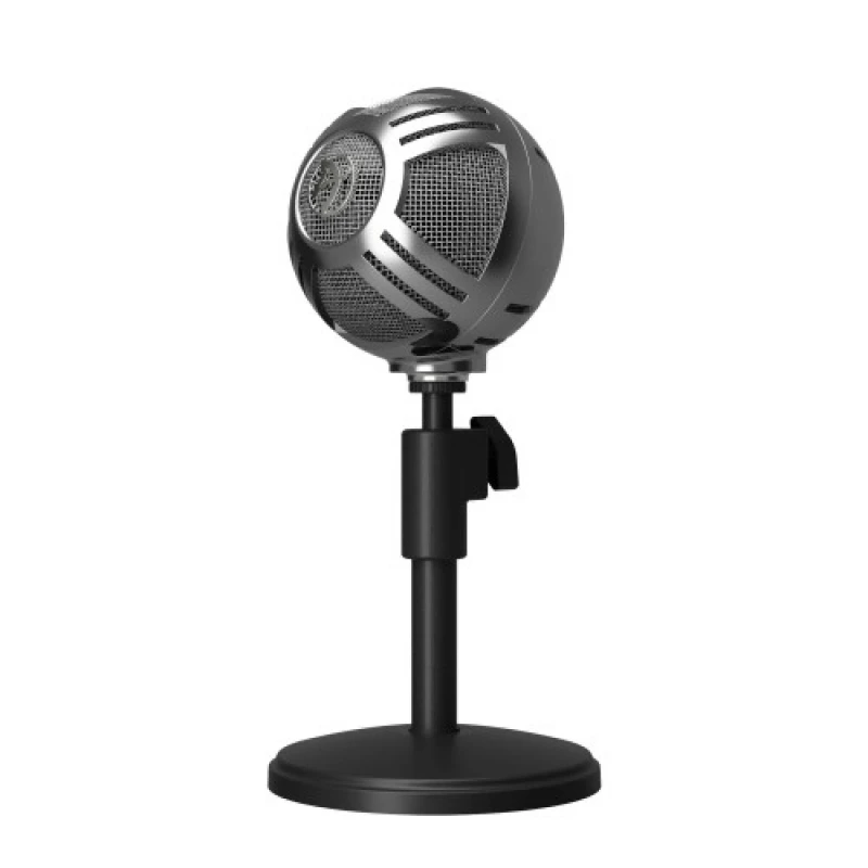 Микрофон AROZZI SFERA ENTRY LEVEL USB MICROPHONE, with simple plug-and-play feature with Cardioid pick-up pattern, 1,8m, chrome
