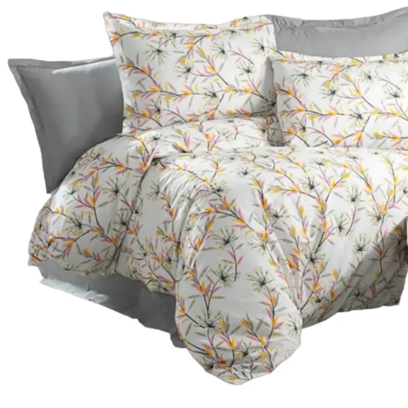 Lenjerie de pat Cottony SLPR RANFORCCE NICOLETA ROZ/CEZAR, 2 persoane, Ranforce, Roz