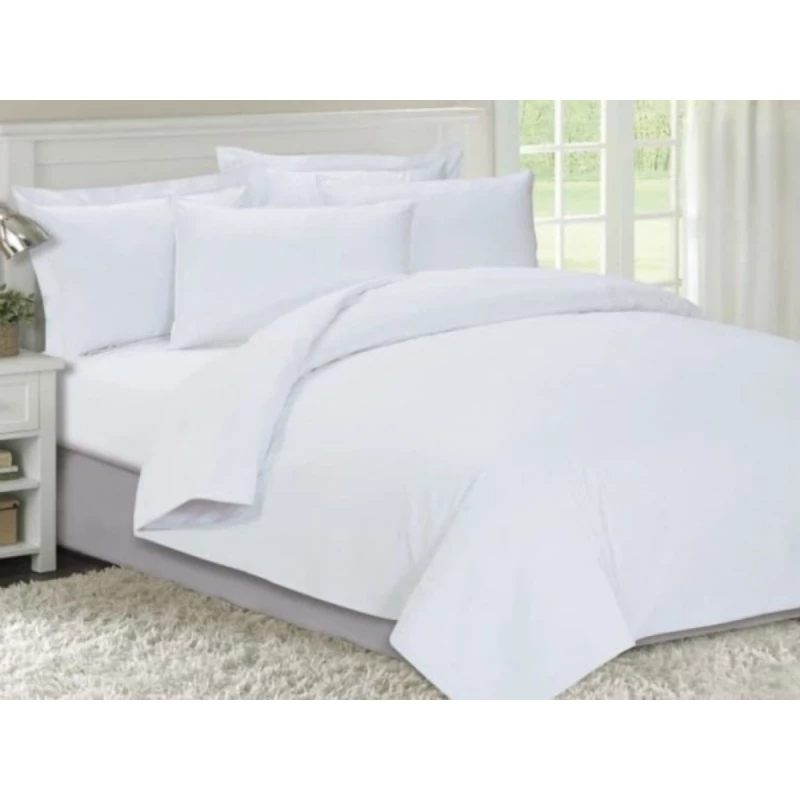 Lenjerie de pat Cottony MUZA, Bumbac, Alb